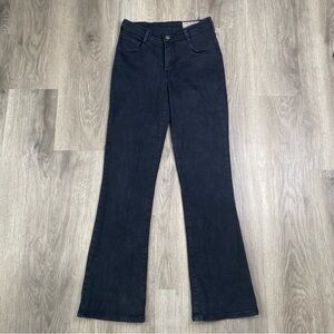 Parasuco Black Denim Jeans Womens Size 29x31 Low Rise Flare Stretch Y2k‎ Vintage